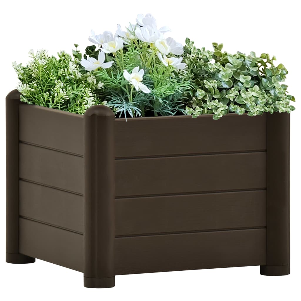 vidaXL Planter Flower Box Raised Flower Bed Outdoor Planter for Patio Lawn-19