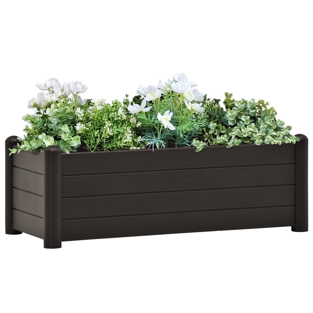 vidaXL Planter Flower Box Raised Flower Bed Outdoor Planter for Patio Lawn-9