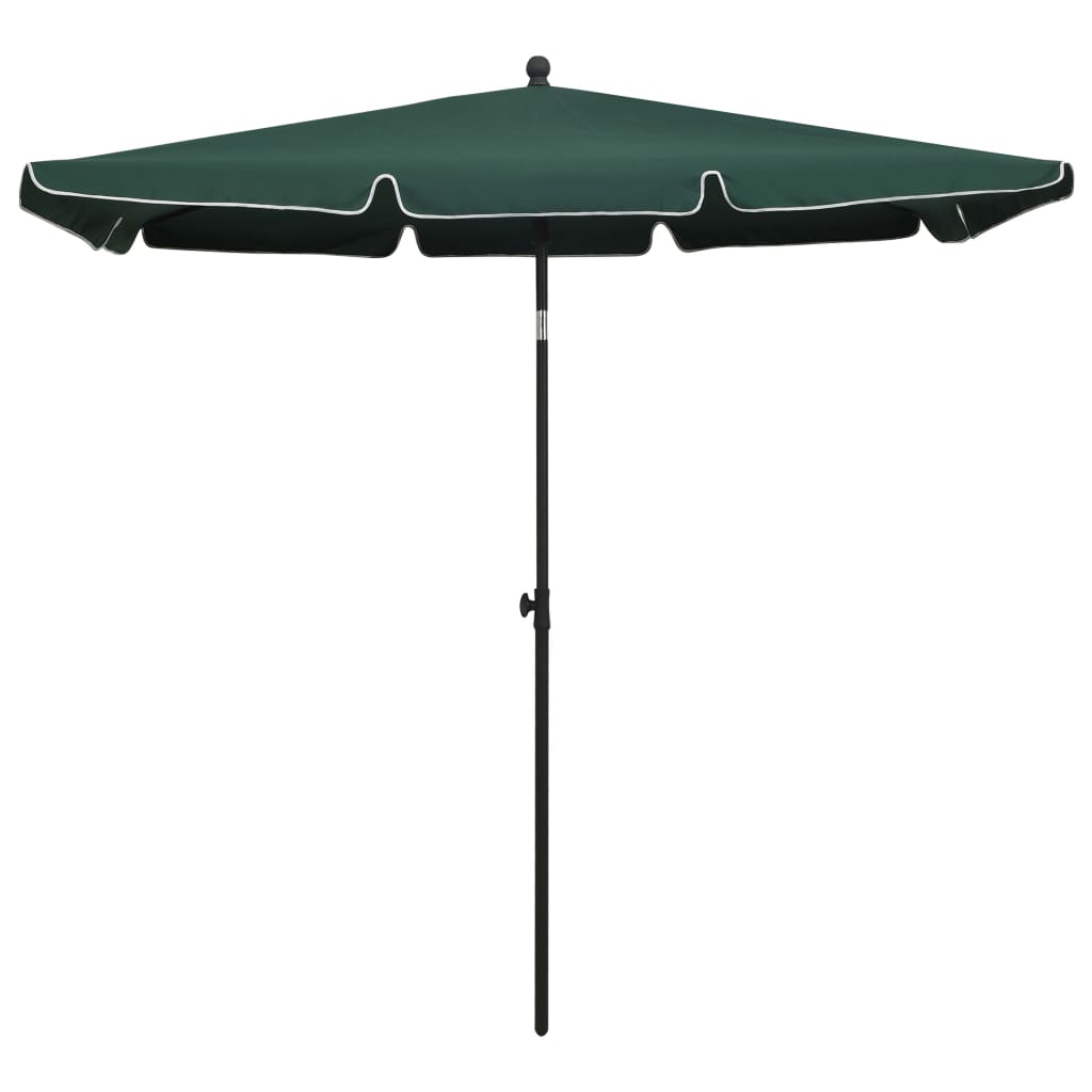 vidaXL Outdoor Umbrella Height Adjustable Parasol Patio Garden Sunshade Steel-25