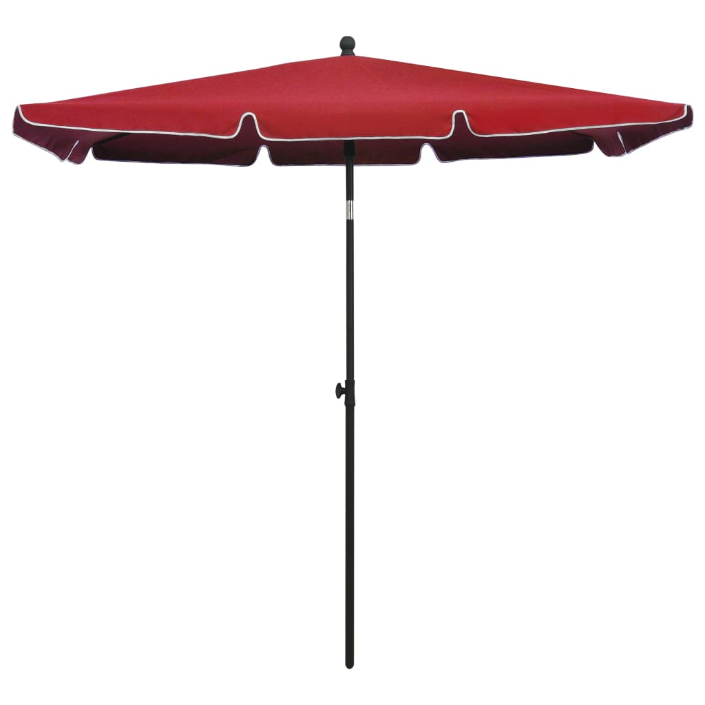 vidaXL Outdoor Umbrella Height Adjustable Parasol Patio Garden Sunshade Steel-23