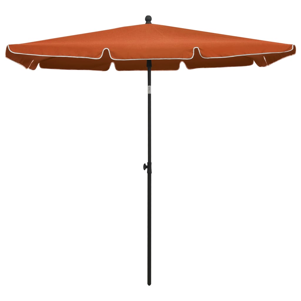 vidaXL Outdoor Umbrella Height Adjustable Parasol Patio Garden Sunshade Steel-38