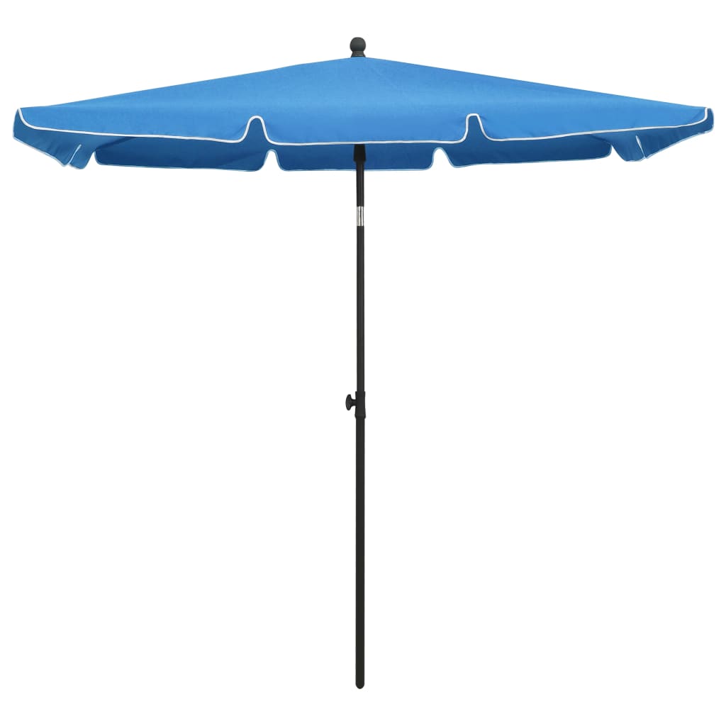 vidaXL Outdoor Umbrella Height Adjustable Parasol Patio Garden Sunshade Steel-16