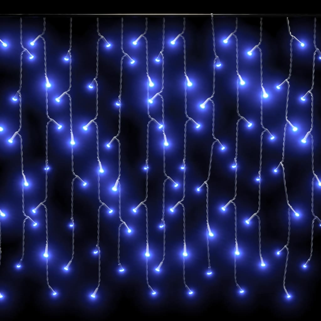 vidaXL Christmas Lighting Outdoor Xmas LED Curtain Icicle Lights with 8 Models-20