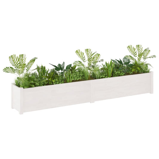 vidaXL Planter Outdoor Patio Raised Garden Bed Flower Box Solid Wood Pine-20