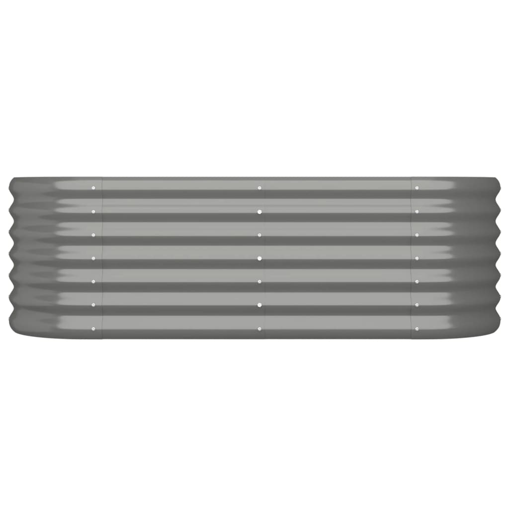 vidaXL Garden Raised Bed Patio Outdoor Raised Planter Box Powder-coated Steel-32