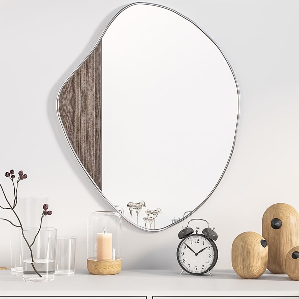 vidaXL Wall Mirror Decorative Hanging Make up Mirror for Bathroom Bedroom-9