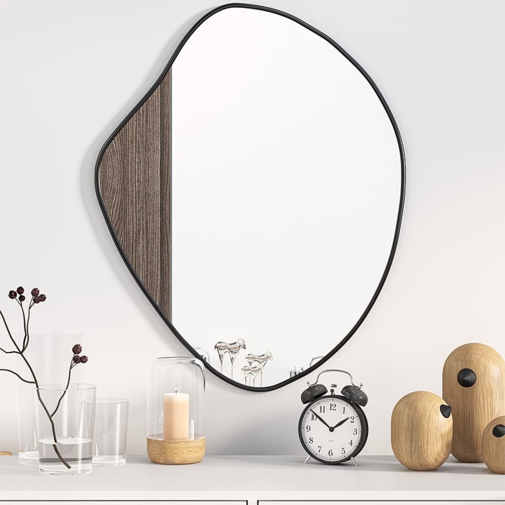 vidaXL Wall Mirror Decorative Hanging Make up Mirror for Bathroom Bedroom-5