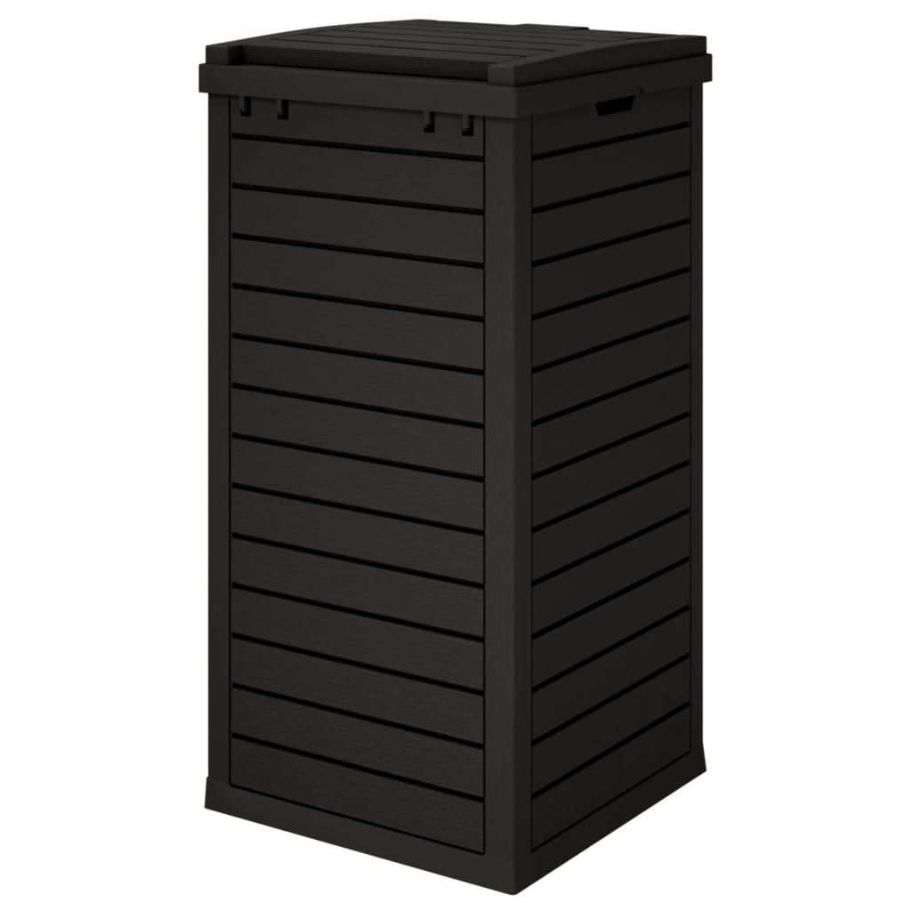 vidaXL Trash Can Garbage Can Trash Bin for Backyard Outdoor Polypropylene-0