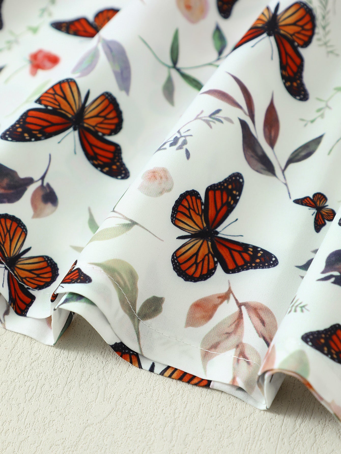 butterfly-print-bow-detail-dress