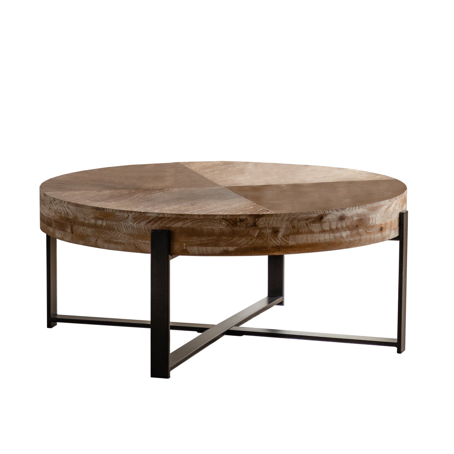 Modern Retro Splicing Round Coffee Table-0