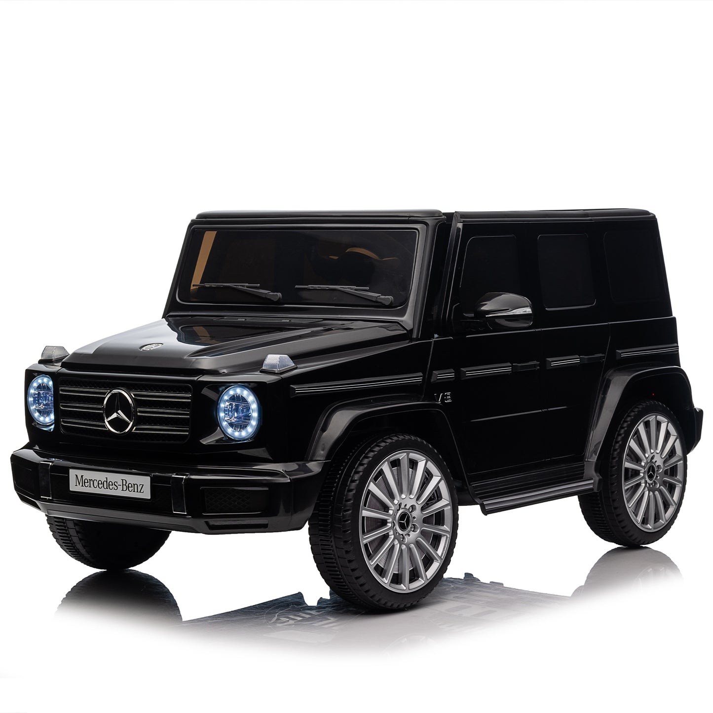 Licensed Mercedes-Benz G500,24V Kids ride on toy 2.4G W/Parents Remote Control,electric car for kids,Three speed adjustable,Power display, USB,MP3 ,Bluetooth,LED light,Three-point safety belt