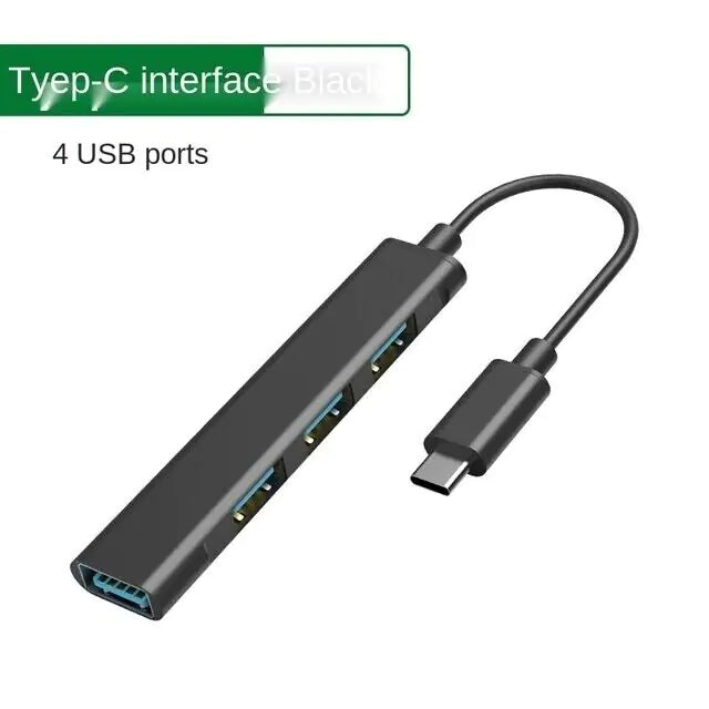 USB-C Type C to USB 3.0 4 Port Hub Splitter For PC Phone Mac iPad MacBook Pro