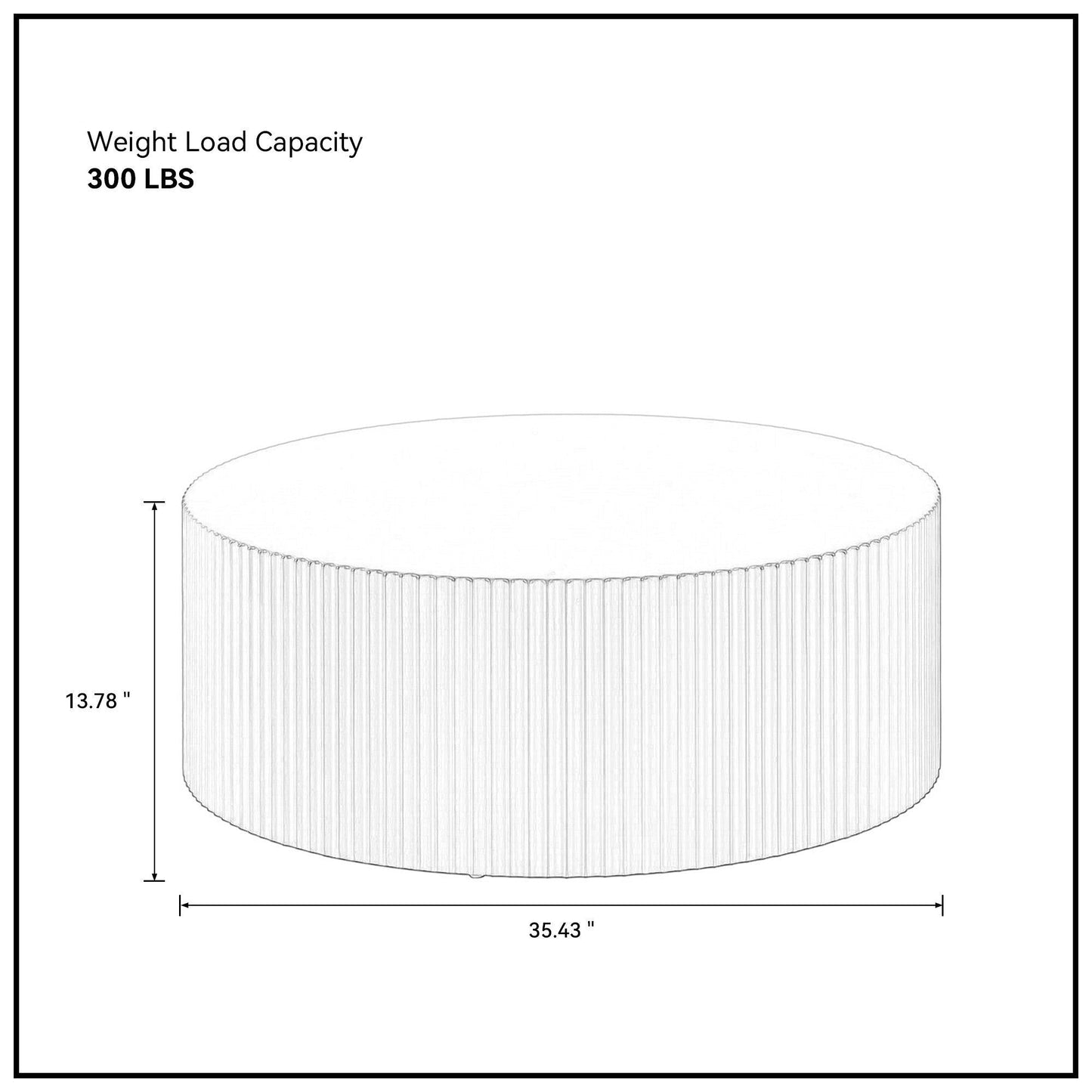 Sleek and Modern Round Coffee Table-6