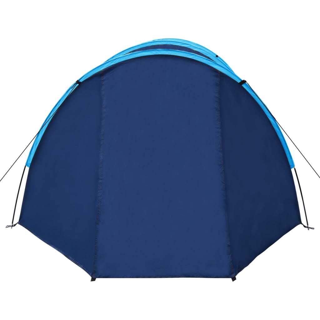 vidaXL Camping Tent 4 Persons Navy Blue/Light Blue