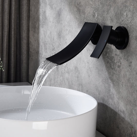 Wall Mount Widespread Bathroom Faucet