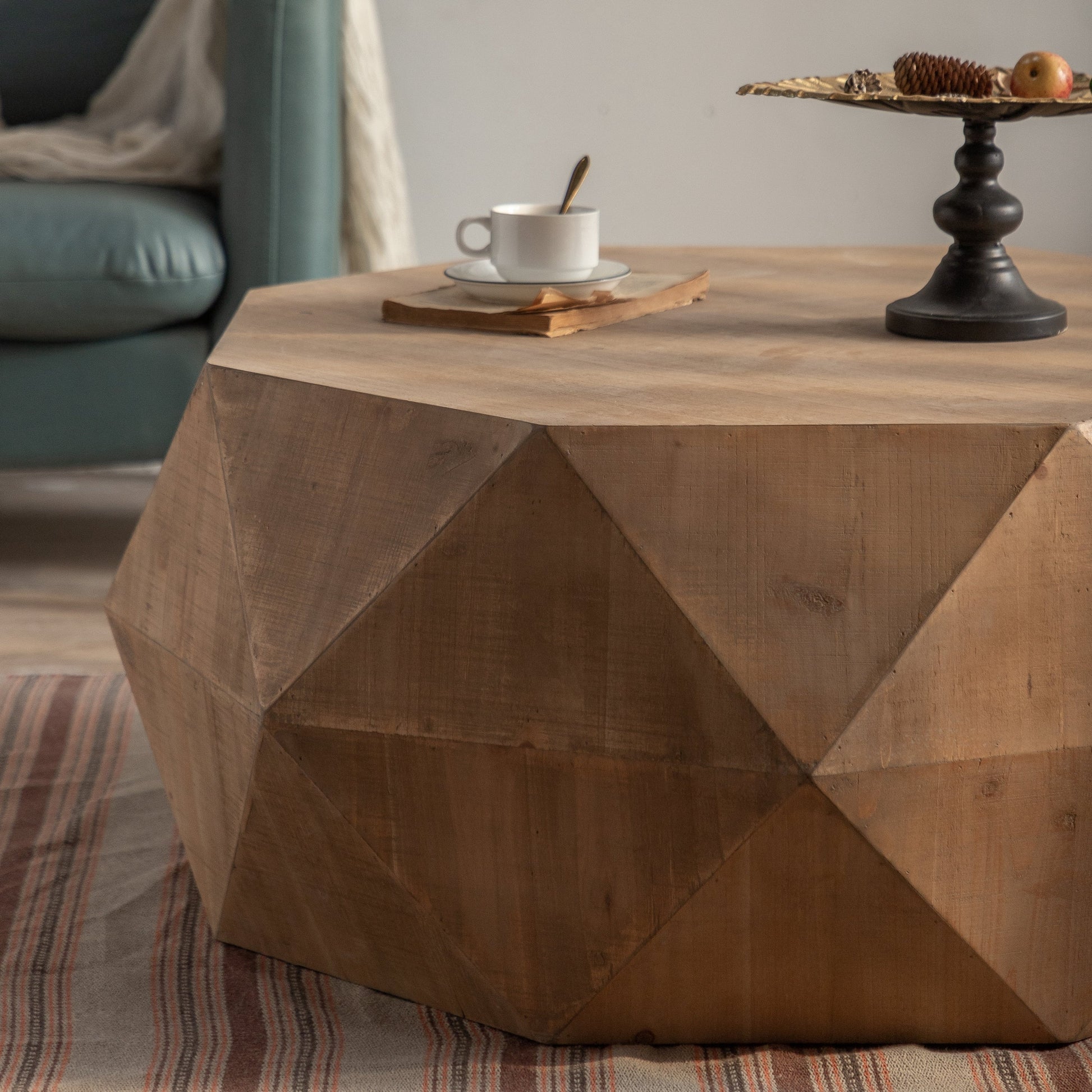 Three-dimensional Retro Style Coffee Table-10