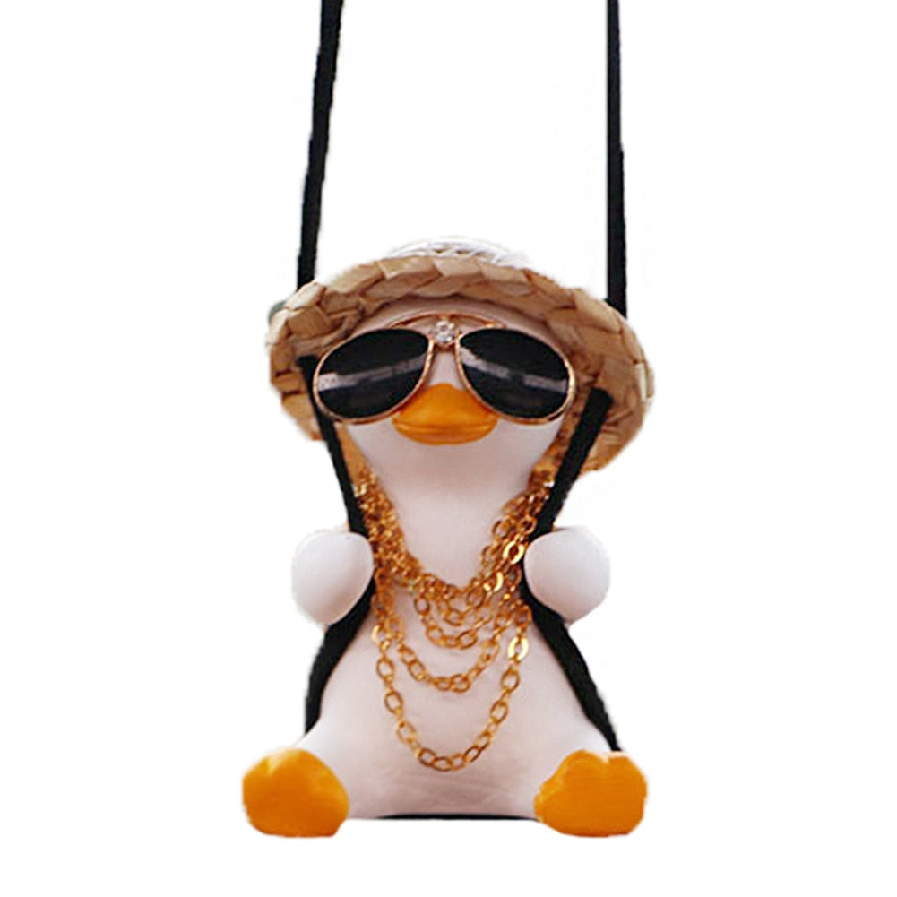 car-pendant-cute-swinging-duck