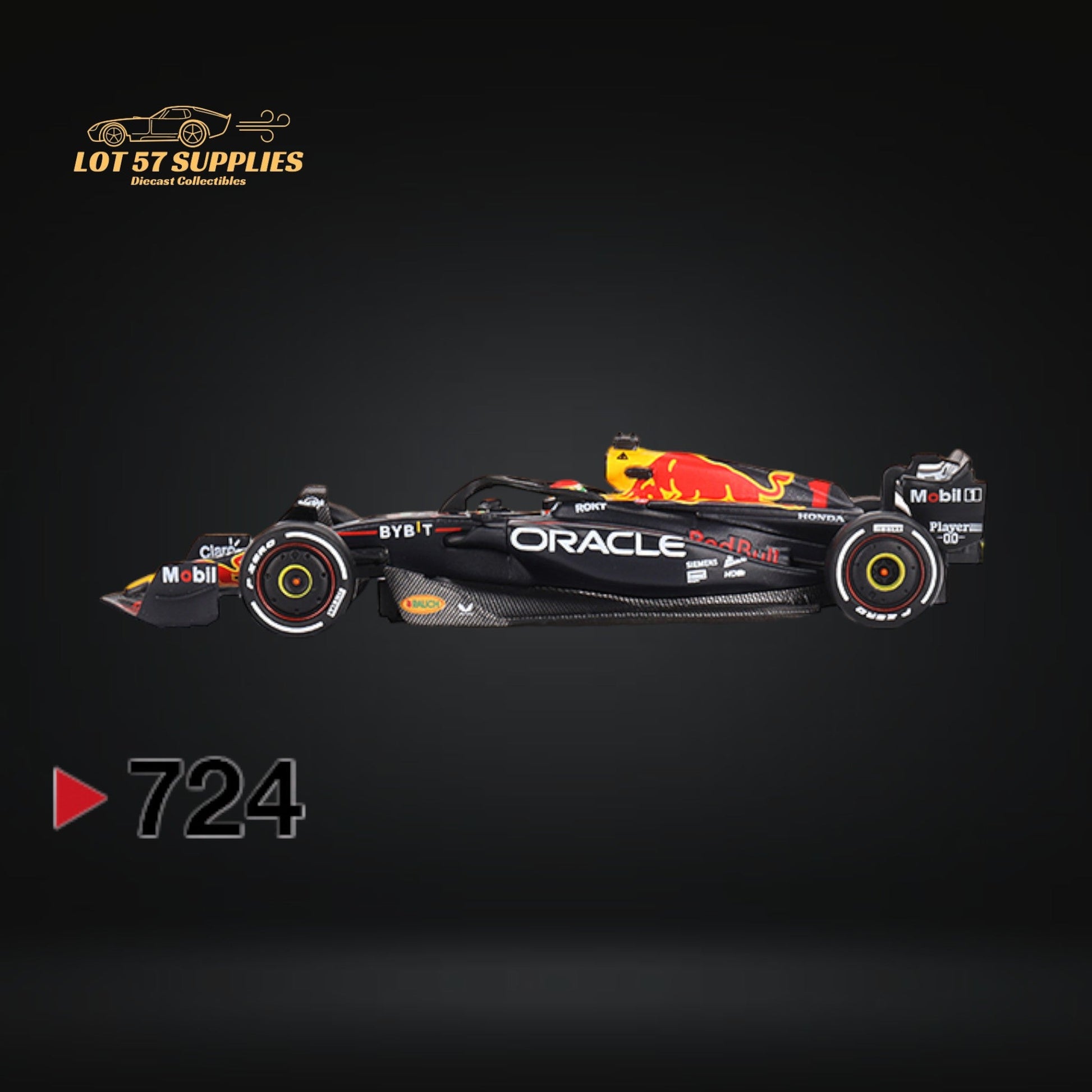 (Pre-Order) Mini-GT Oracle Red Bull Racing RB19 #1 Max Verstappen 2023 F1 2023 Bahrain GP Winner #724 1:64 MGT00724-2