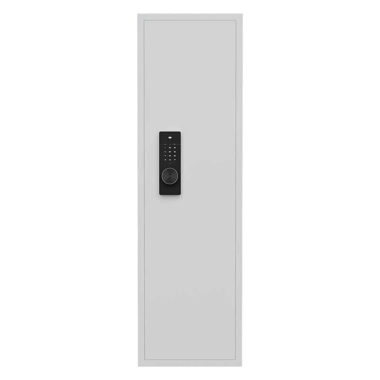 53Passwod Touch Panel In-Wall Safe,Hidden Wall Gun Safe For Rifles With Adjustable Shelves,Assembled Storage Multifunctional Wall Safe For Firearm And Valuables White-Digital