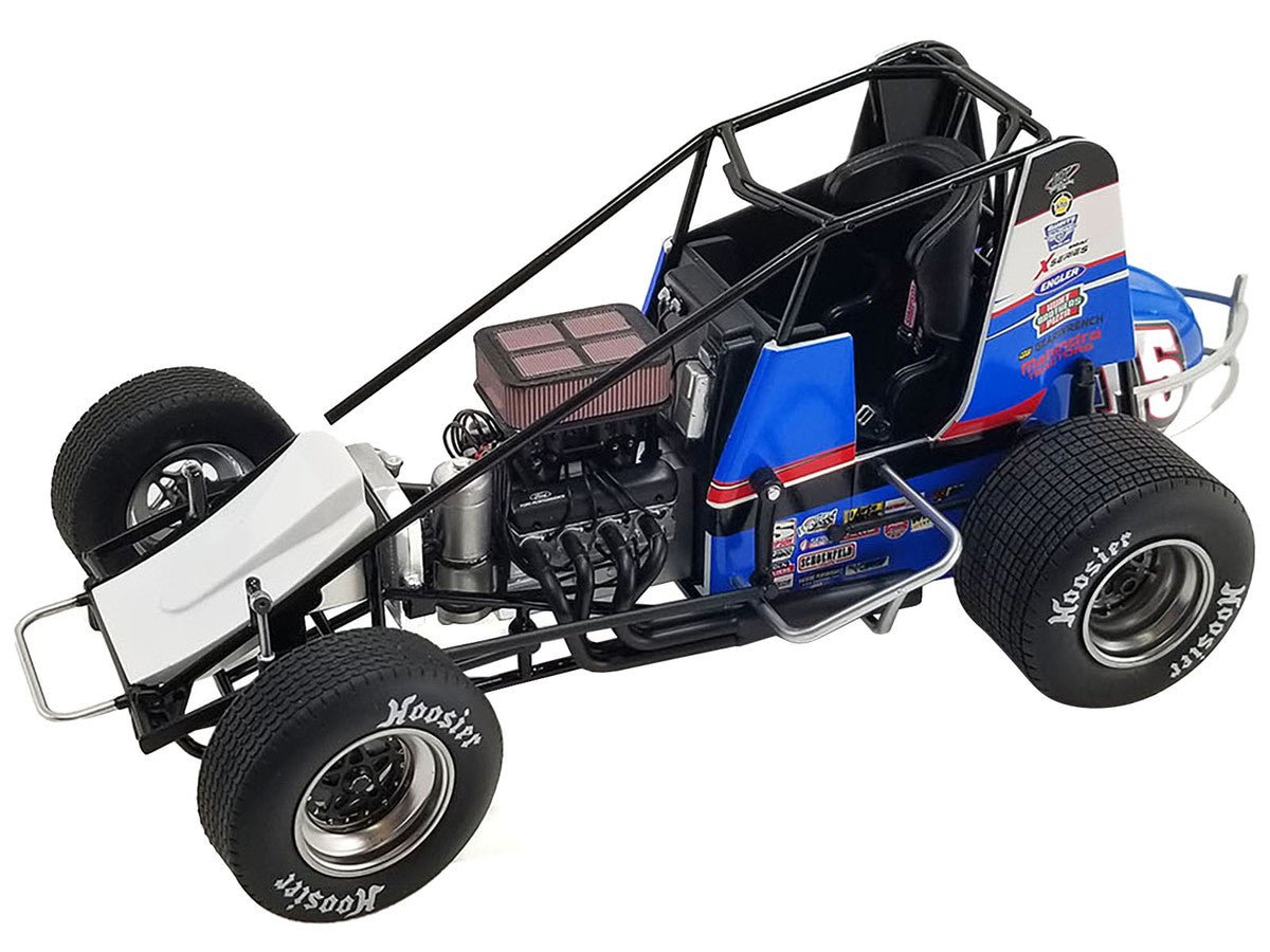 Winged Sprint Car #15 Donny Schatz "Carquest" Curb-Agajanian Racing "World of Outlaws" (2023) 1/18 Diecast Model Car by ACME-1