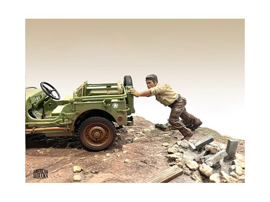 "4X4 Mechanic" Figure 5 for 1/18 Scale Models by American Diorama-0