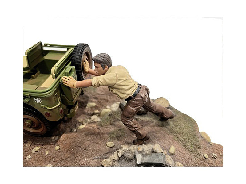 "4X4 Mechanic" Figure 5 for 1/18 Scale Models by American Diorama-1