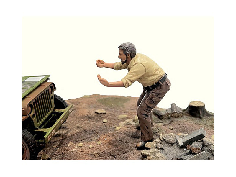 "4X4 Mechanic" Figure 6 for 1/18 Scale Models by American Diorama-1