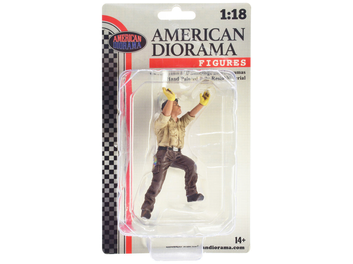 "4X4 Mechanic" Figure 5 for 1/18 Scale Models by American Diorama-3