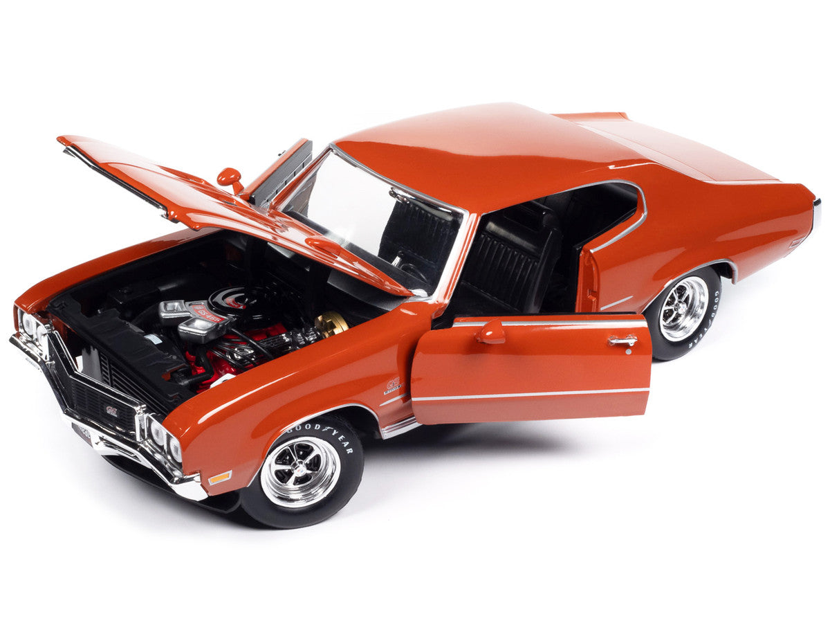 1972 Buick GS Stage 1 Flame Orange "Muscle Car & Corvette Nationals" (MCACN) "American Muscle" Series 1/18 Diecast Model Car by Auto World-4
