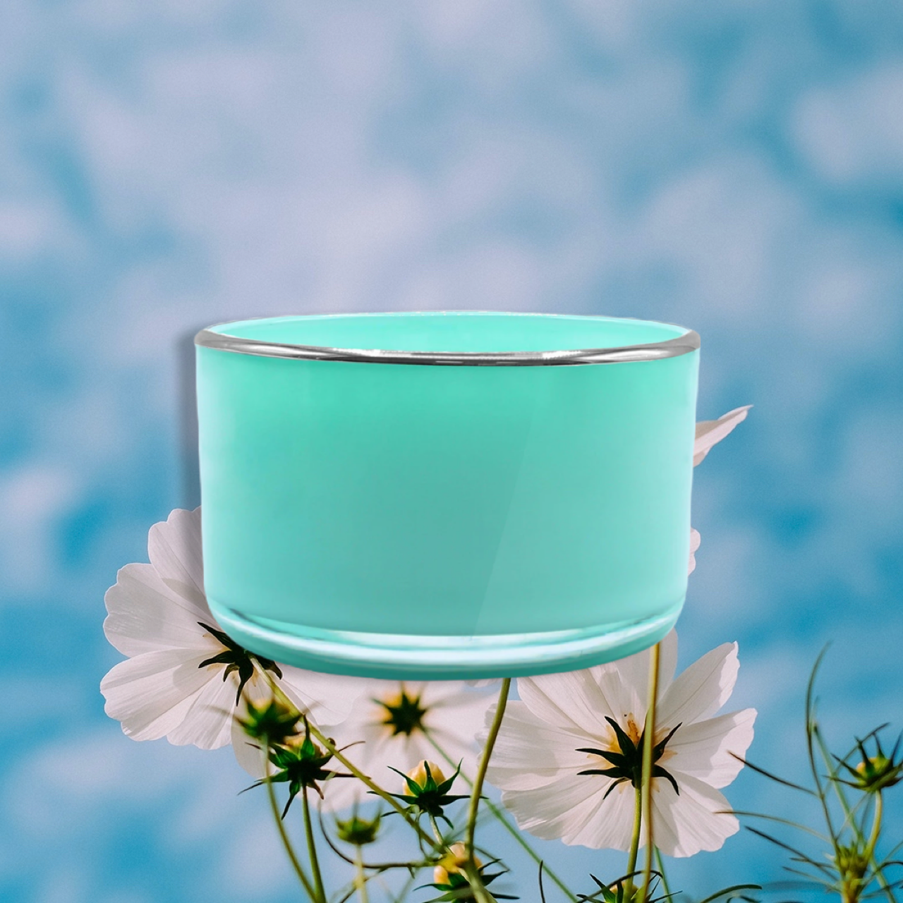 BLUE Luxury Candle Home Decor Scent designer inspired By Dolce Gabbana Light Blue Perfume-1