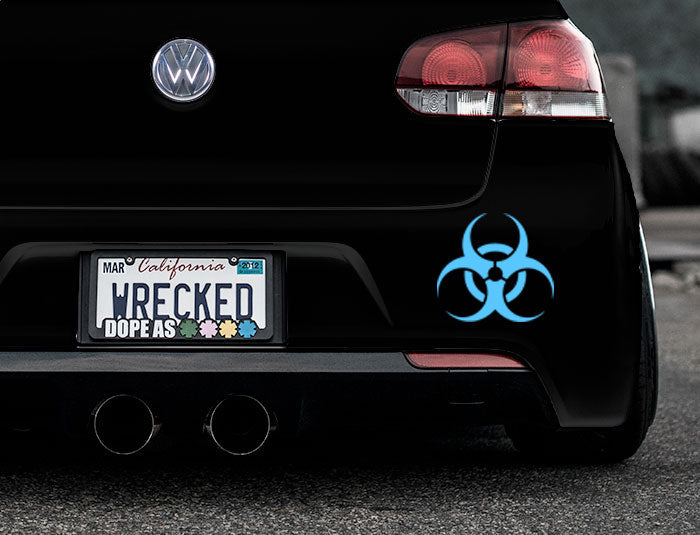 Biohazard Bumper Car Sticker-2