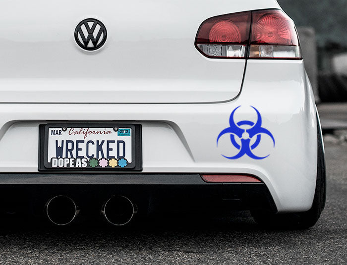 Biohazard Bumper Car Sticker-4