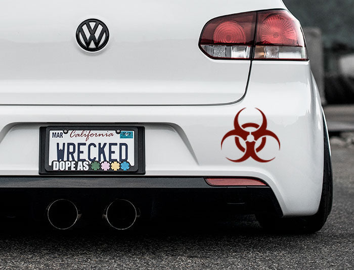 Biohazard Bumper Car Sticker-11