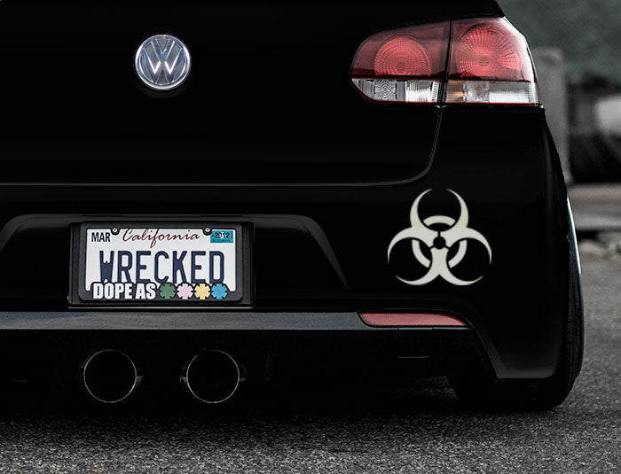 Biohazard Bumper Car Sticker-13