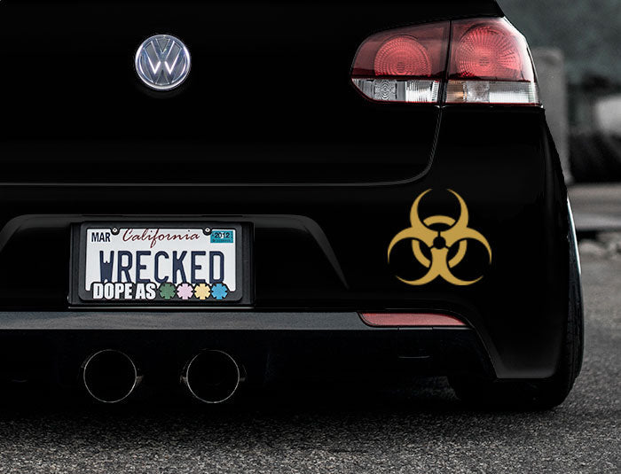 Biohazard Bumper Car Sticker-14