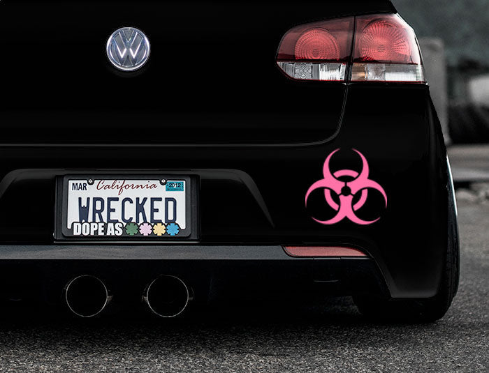 Biohazard Bumper Car Sticker-17