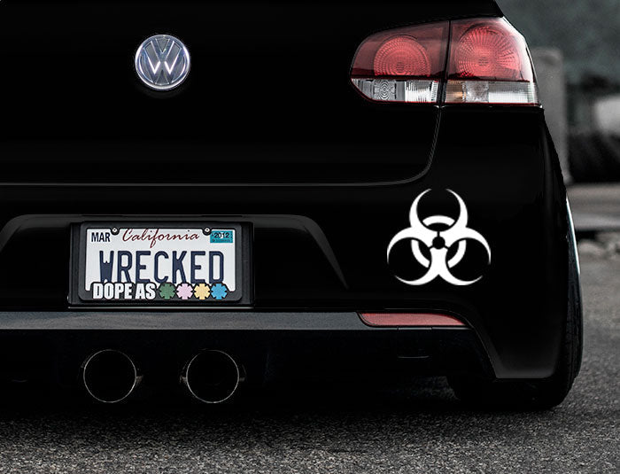 Biohazard Bumper Car Sticker-24