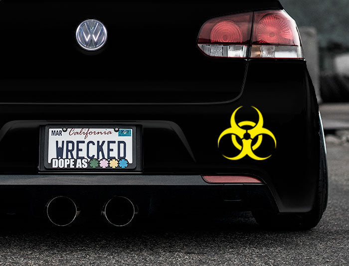 Biohazard Bumper Car Sticker-25