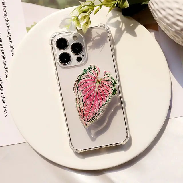 leaf-acrylic-phone-holder