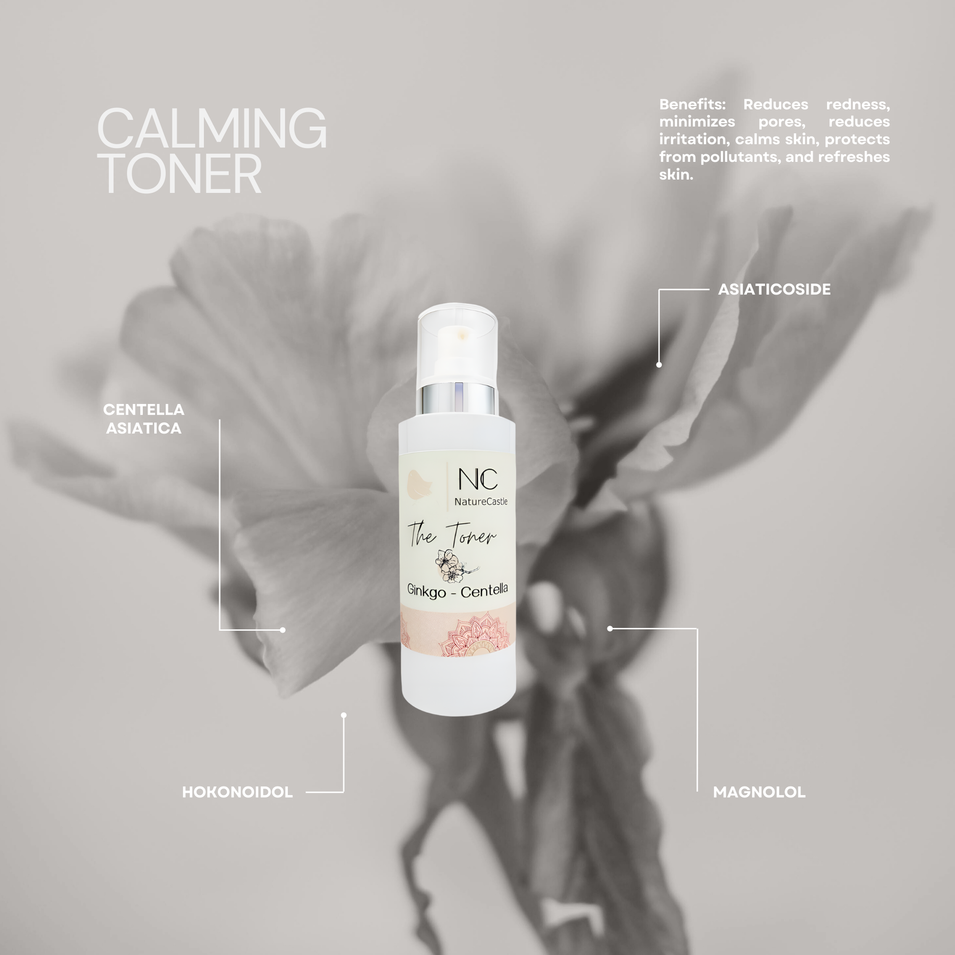 Calming Toner Key Ingredients