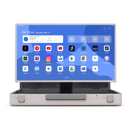 27" Portable Briefcase TV FHD Smart Touchscreen Kitchen TV-0