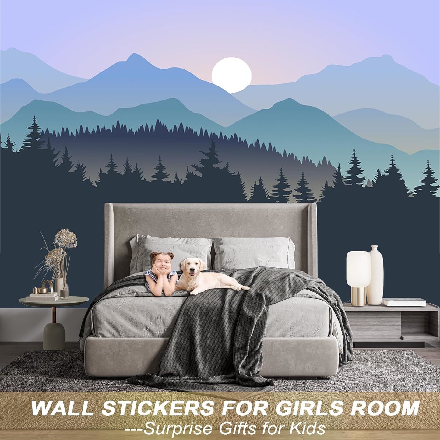 Large Silk Wall Murals, Cloud Wallpaper, 155in(W) x103in(H), Kids Wallpaper, Showcasing Luxury and Elegance, Perfect for Kids' Room, Living Room, and Wallpaper for Bedroom.