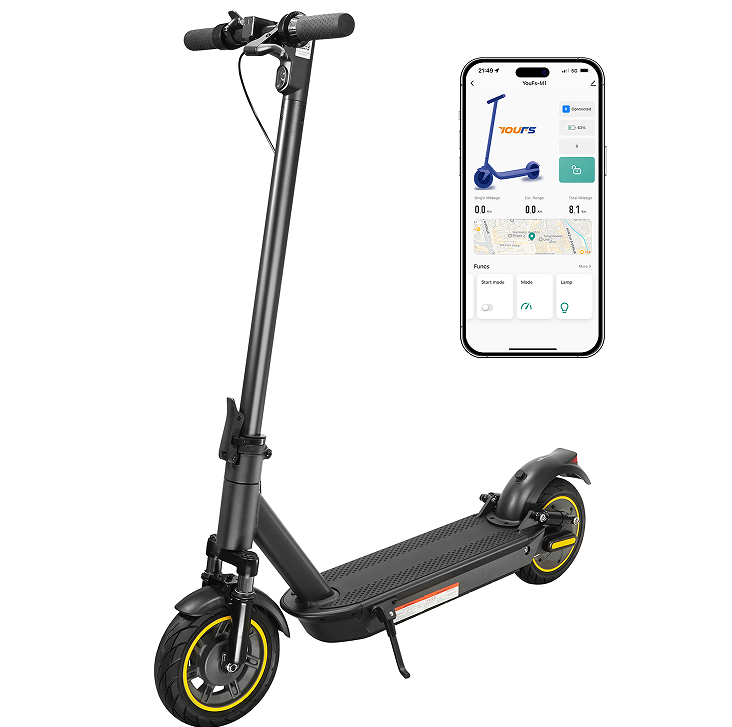 Electric folding scooter 350W motor 25km / h speed load 120kg climb 15-20 range 25-30km LED lighting application connection