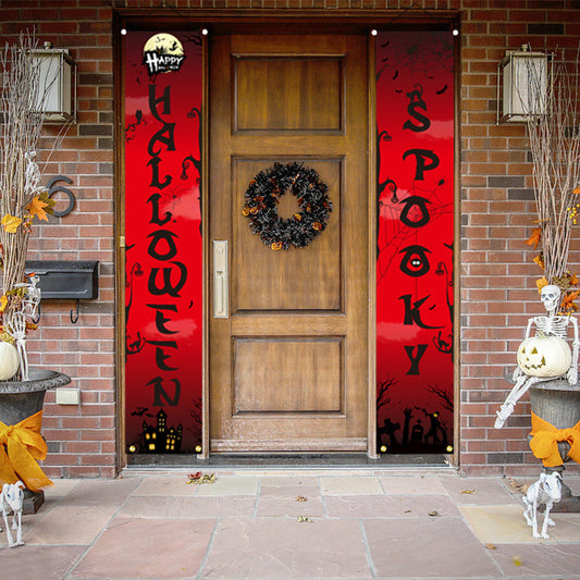 Fall Decor- halloween Decoration Fall Decorations for Home - Welcome & Hello Fall Signs for Front Door Harvest Decoration - Hanging Leaves and Pumpkins Porch Banners for Autumn Home Decor