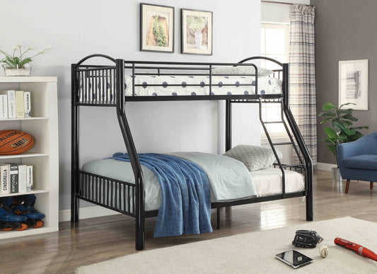 ACME Cayelynn Bunk Bed (Twin/Full) in Black 37380BK