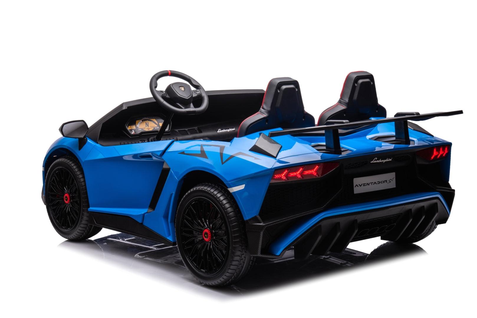 24V Lamborghini Aventador 2 Seater Ride On Car for Kids: Advanced Brushless Motor & Differential for High-Octane Fun-33