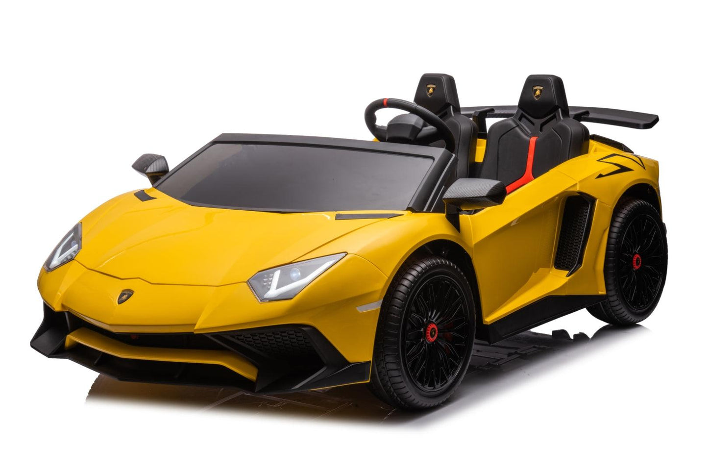 24V Lamborghini Aventador 2 Seater Ride On Car for Kids: Advanced Brushless Motor & Differential for High-Octane Fun-23