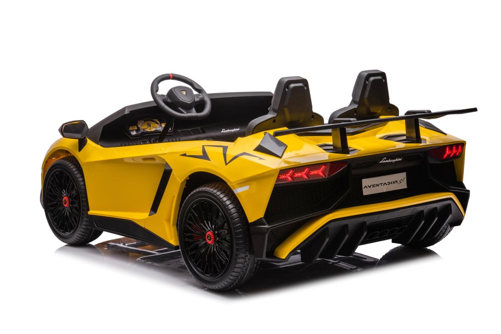24V Lamborghini Aventador 2 Seater Ride On Car for Kids: Advanced Brushless Motor & Differential for High-Octane Fun-26