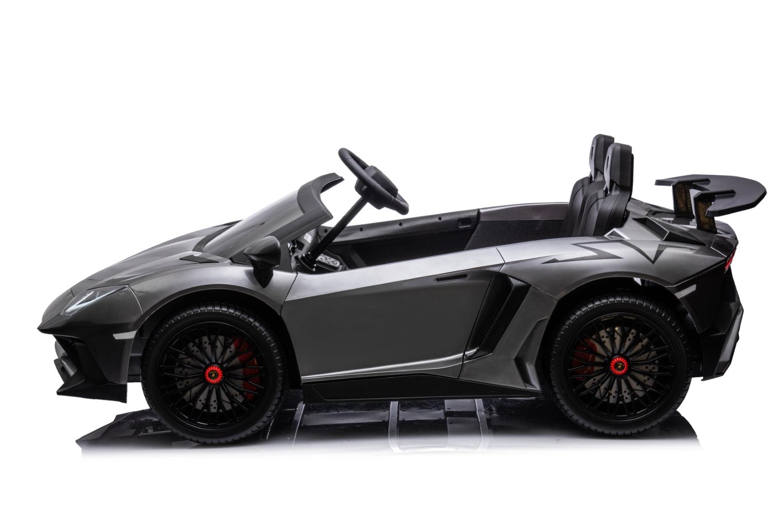 24V Lamborghini Aventador 2 Seater Ride On Car for Kids: Advanced Brushless Motor & Differential for High-Octane Fun-17
