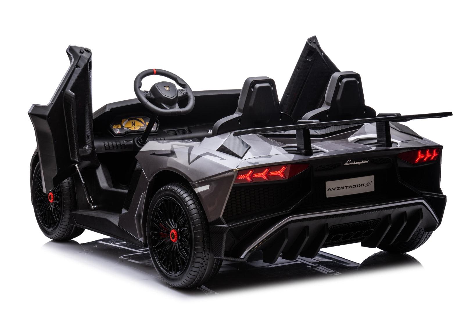24V Lamborghini Aventador 2 Seater Ride On Car for Kids: Advanced Brushless Motor & Differential for High-Octane Fun-19